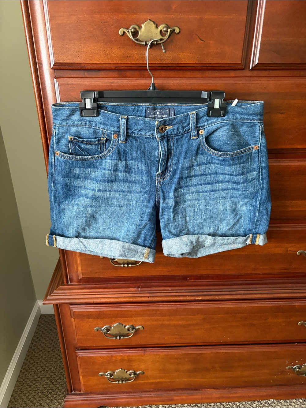 Lucky Cuffed Jean Shorts